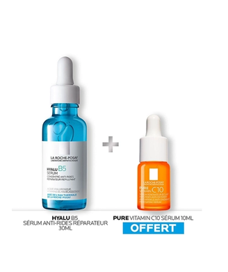 Rp Hyalu B5 serum 30ml+Pure vitamine C10 serum 10ml pack – Image 1