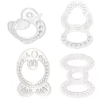WeeBaby anneaux de dentition pur silicone 858-F