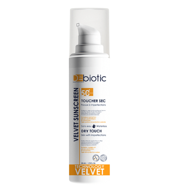 D-biotic-Velvet-Sunscreen-50ml-1 D-Biotic Velvet sunscreen Toucher sec spf50+ 50ml – Image 1