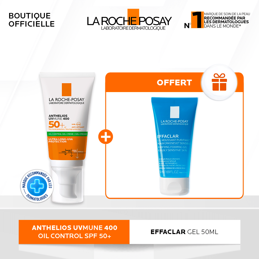 LRP-4-4 Rp Anthelios Cr Matifiante "oil controle" spf50 50ml+effaclar gel pack – Image 1