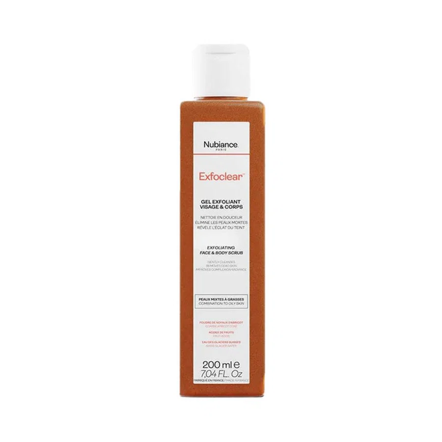 Nubiance-Exfoclear-Gel-Exfoliant-Gommage-Visage-_-Corps-Aux-AHA-200ml-orix-maroc-parapharmacie-casablanca_900x Nubiance Exfolear gel exfoliant visage & corps 200ml – Image 1