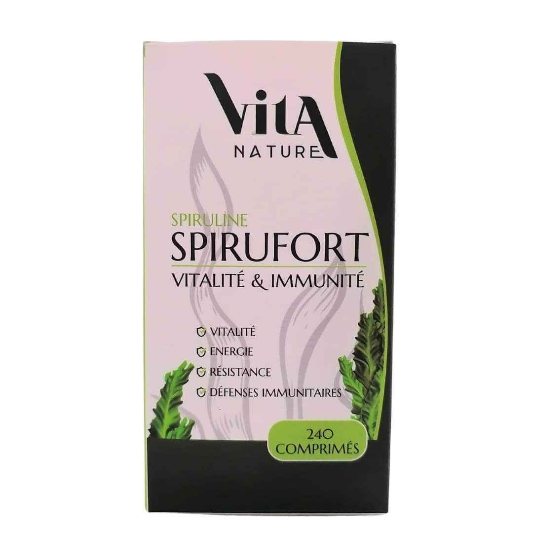 Vita-nature-spiruline-spirufort-240cmp-1 (1) Vita nature spiruline spirufort 240cmp – Image 1