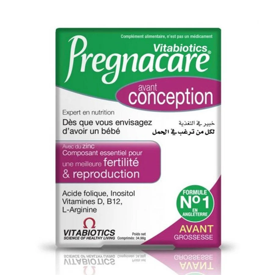 Vitabiotics-Pregnacare-Avant-Conception-30-Comprimes-prix-maroc-parapharmacie-casablanca_900x Pregnacare Avant conception 30cps – Image 1