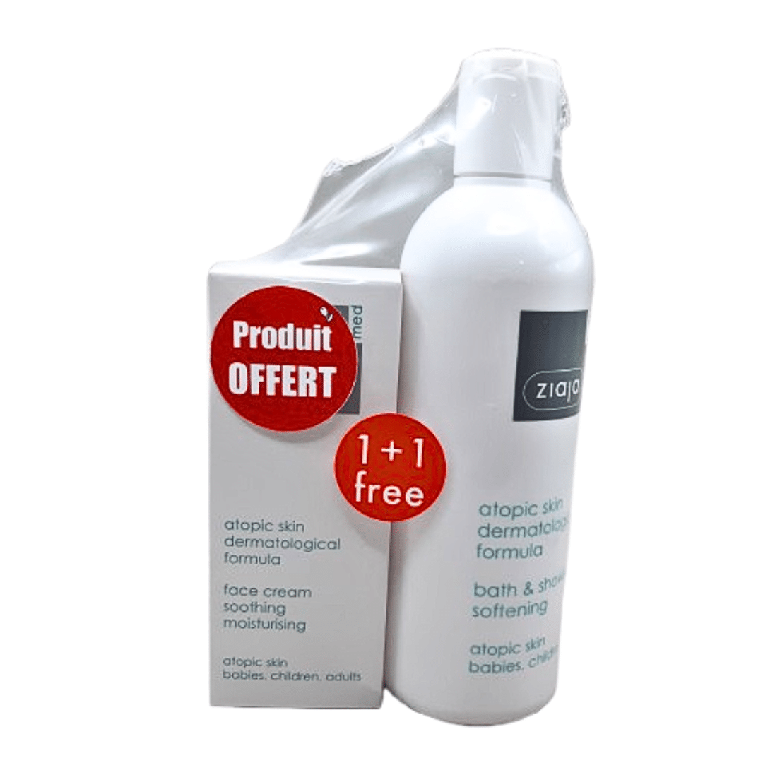Ziaja-med-Atopique-duo-pack-creme-50mlhuil-de-douche-270ml Ziaja med Atopique duo pack "creme 50ml+huil de douche 270ml" – Image 1