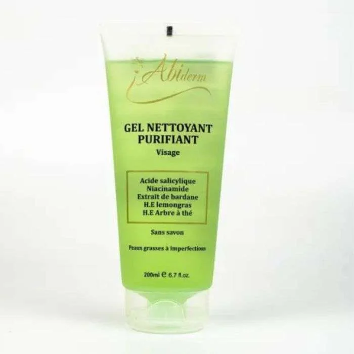 abiderm-abiderm-gel-nettoyant-purifiant-visage-200-ml-accueil Abiderm Gel nettoyant purifiant 200ml – Image 1