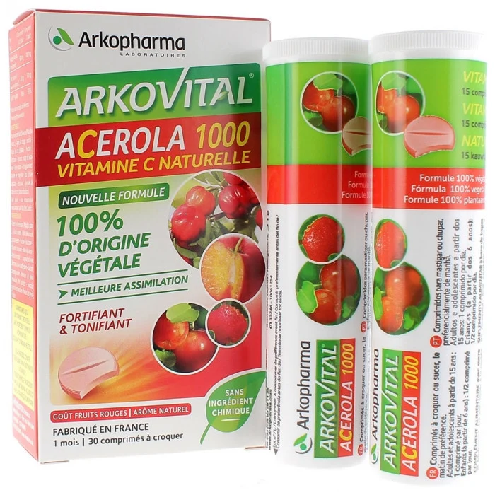 arkopharma-arkopharma-acerola-1000-vitamine-et-forme Acerola 1000 – Image 1