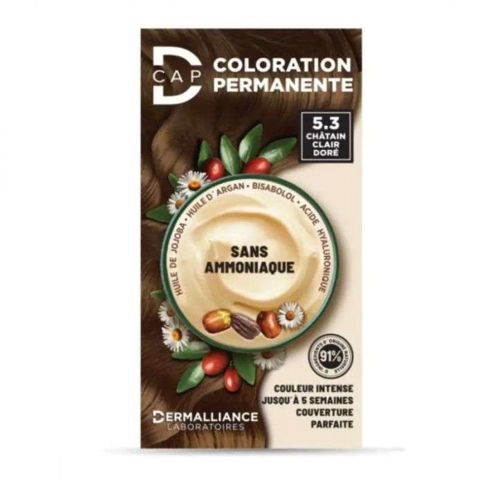 d-cap-coloration-permanente-n-53-chatain-clair-dore D-CAP coloration N°5.3 chatain clair dore – Image 1