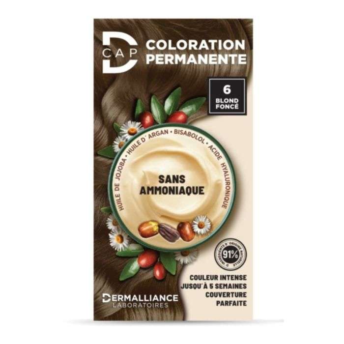 d-cap-coloration-permanente-n-6-blond-fonce D-CAP coloration N°6 blond fonce – Image 1