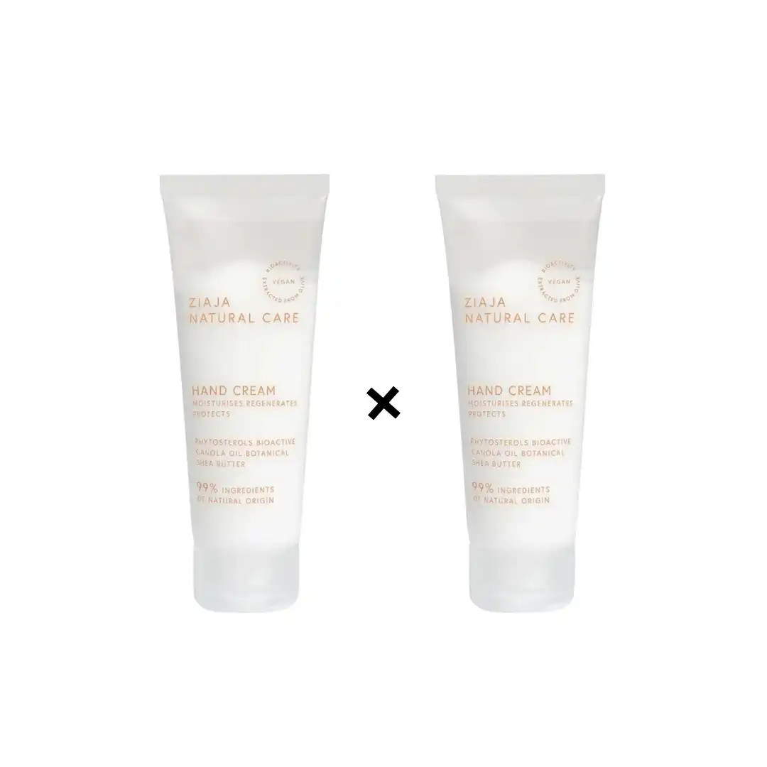 eecef5b9-8dd9-4dea-acf9-0b00f5b65142 Ziaja natural care creme mains 2*75ml pack – Image 1