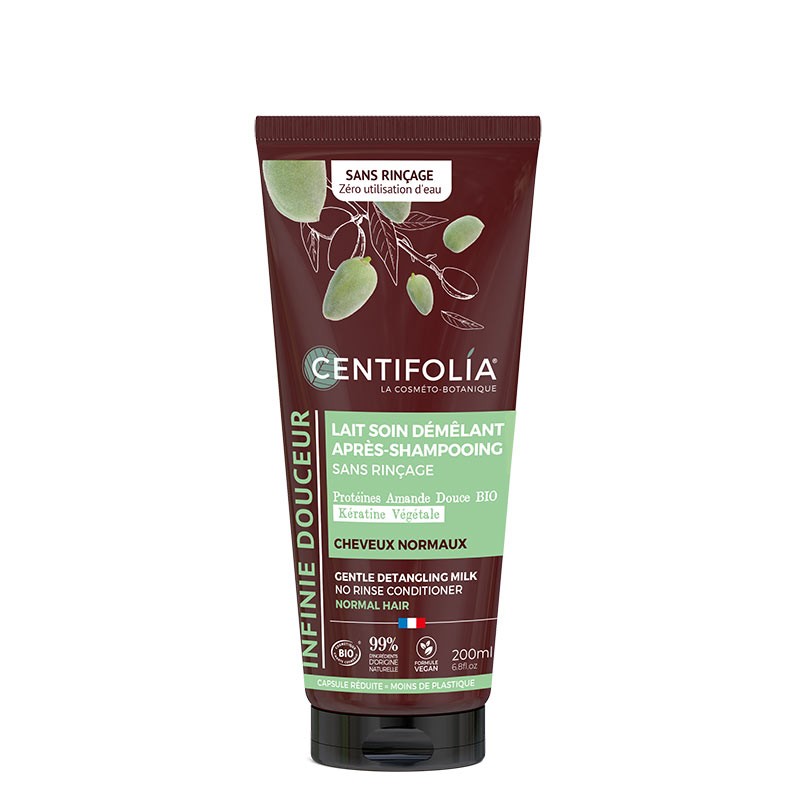 lait-soin-demelant-douceur-apres-shampoing Centifolia lait soin demelant douceur chvx normaux 200ml – Image 1