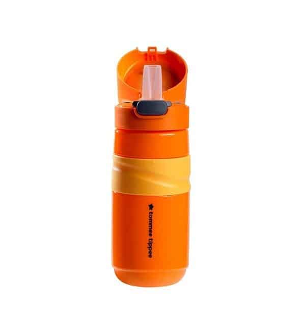 tommee-tippee-gourde-anti-fuite-avec-paille-500ml-orange-1 (1) Tommee Tippee Gourde anti-fruite avec paille 500ml Ref 447858-O – Image 1