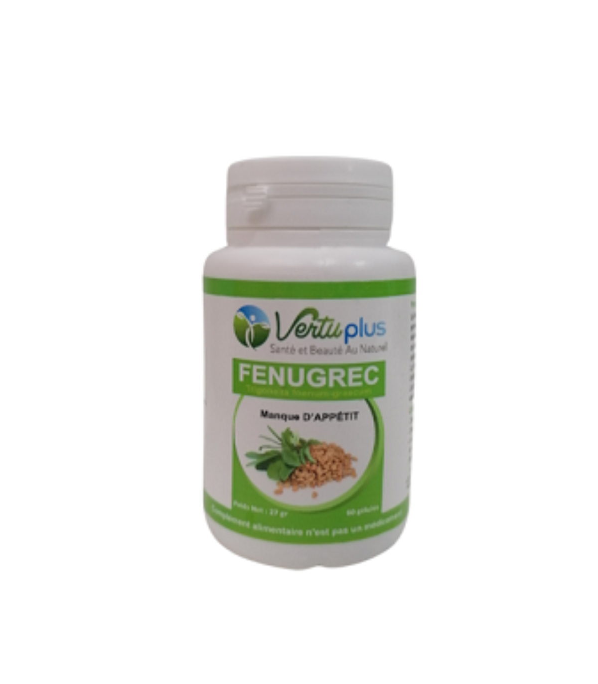 vertu-plus-fenugrec-vitamine-b-60-gelules Vertu Plus Fenugrec + Vit B 60gel – Image 1