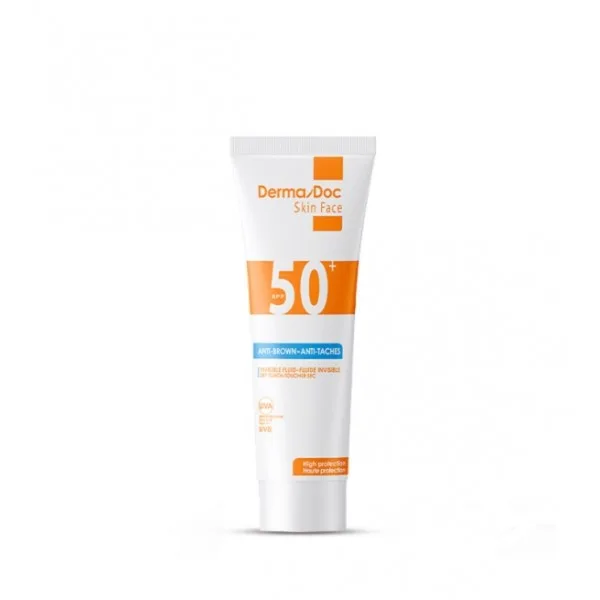 DERMADOC ECRAN SOLAIRE INVISIBLE SPF 50+ 50 ML